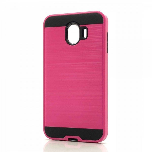 Wholesale Samsung Galaxy J2 Core / J260 Armor Hybrid Case (Hot Pink)